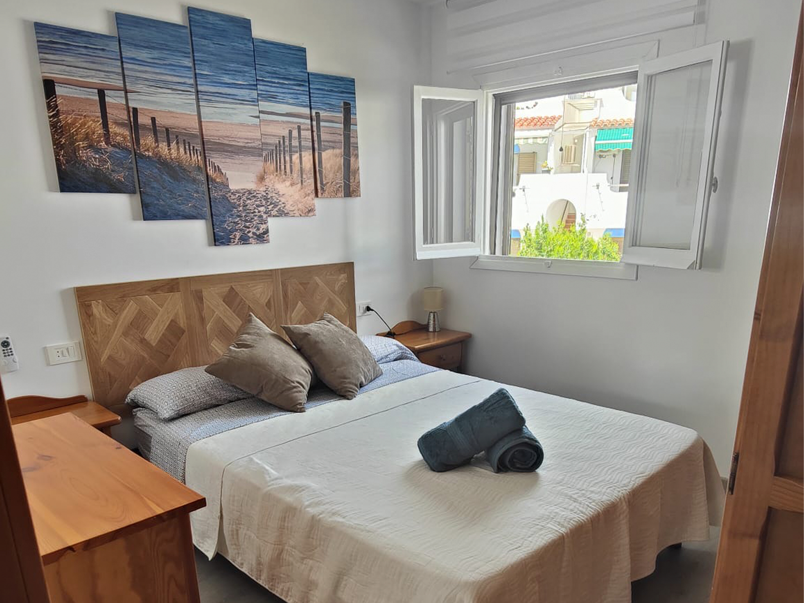 Dormitorio casa serrano